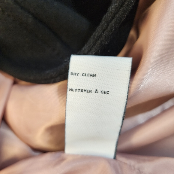 KATE SPADE Black Pleated Reefer A-Line Coat, Size XXL - Picture 7 of 10